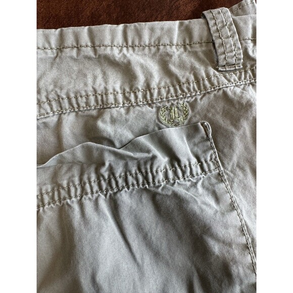 Izod size 16 women’s green khaki capri cropped pants casual pockets - Picture 3 of 9